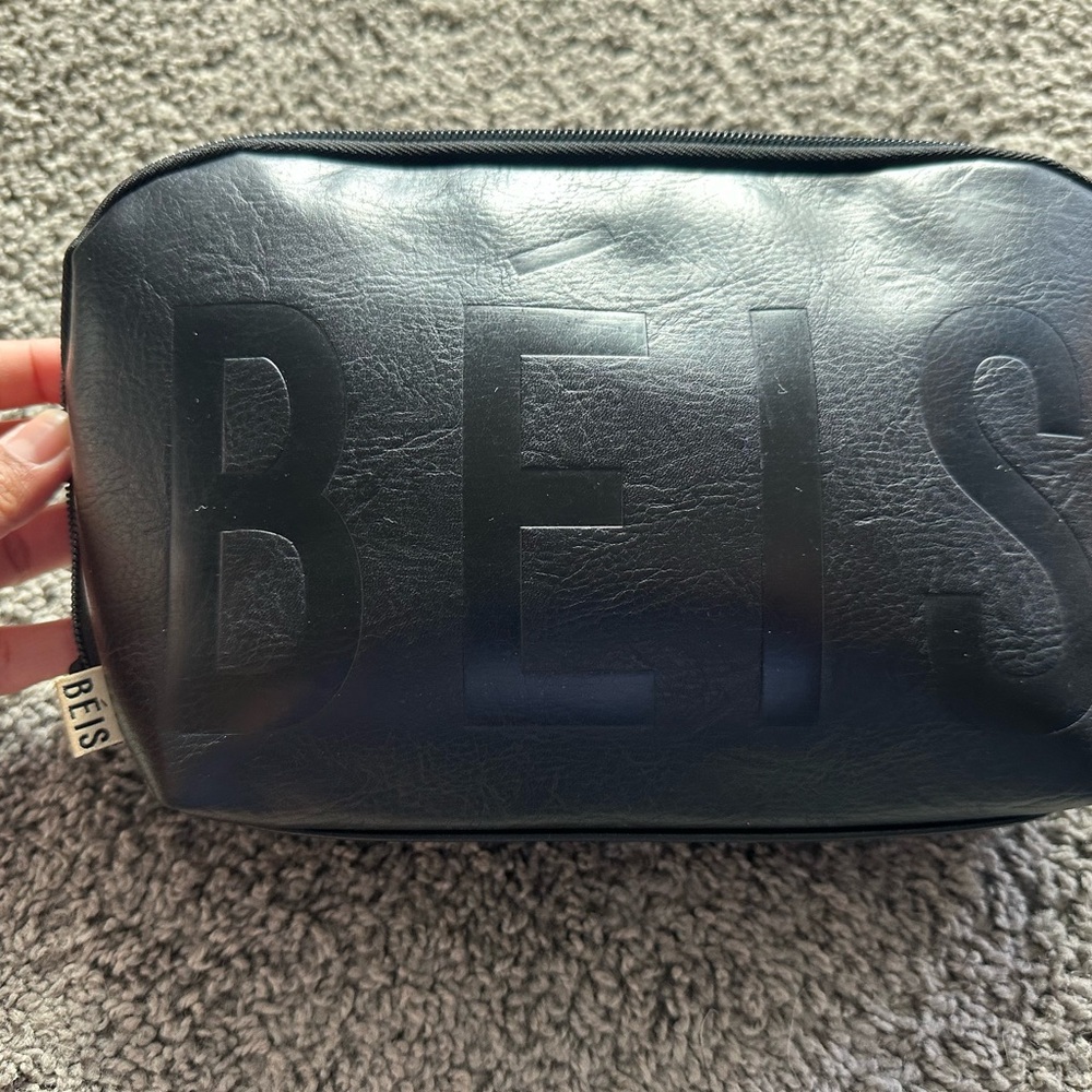 BEIS Black Travel Pouch